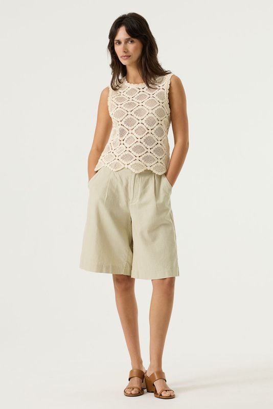Garcia short Beige
