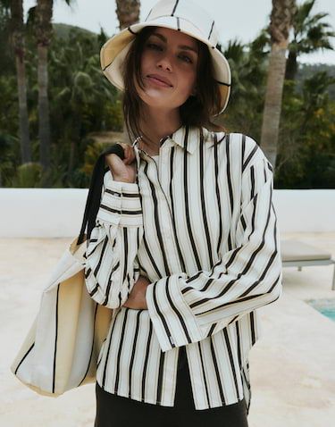 Opus Flanko resort blouse Ecru