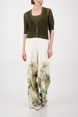 Monari vest olive groen