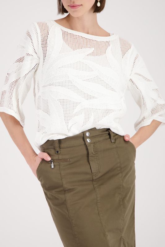 Monari Pullover Cream Ecru