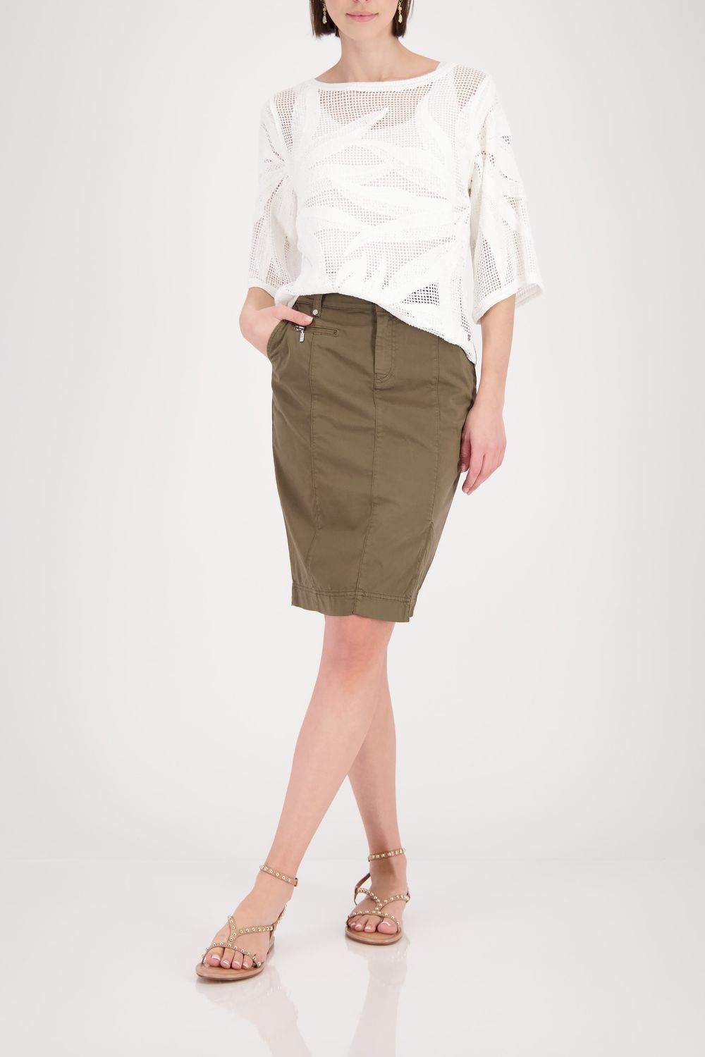 Monari Pullover cream Ecru