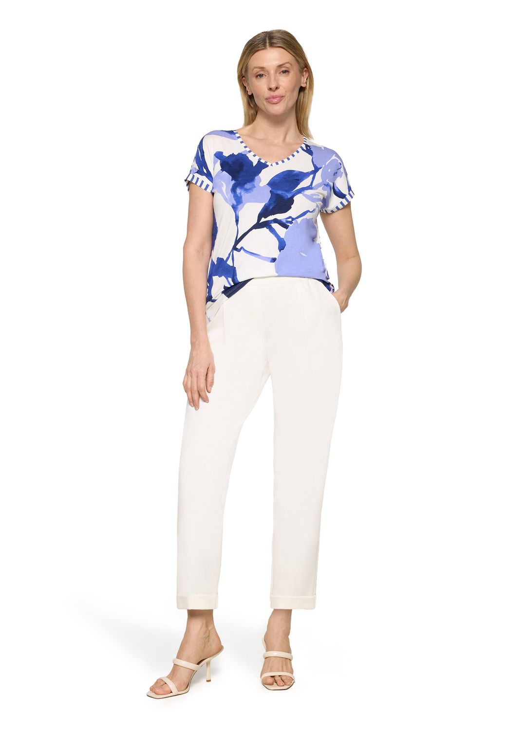Betty Barclay Collection Shirt blauw/ Ecru