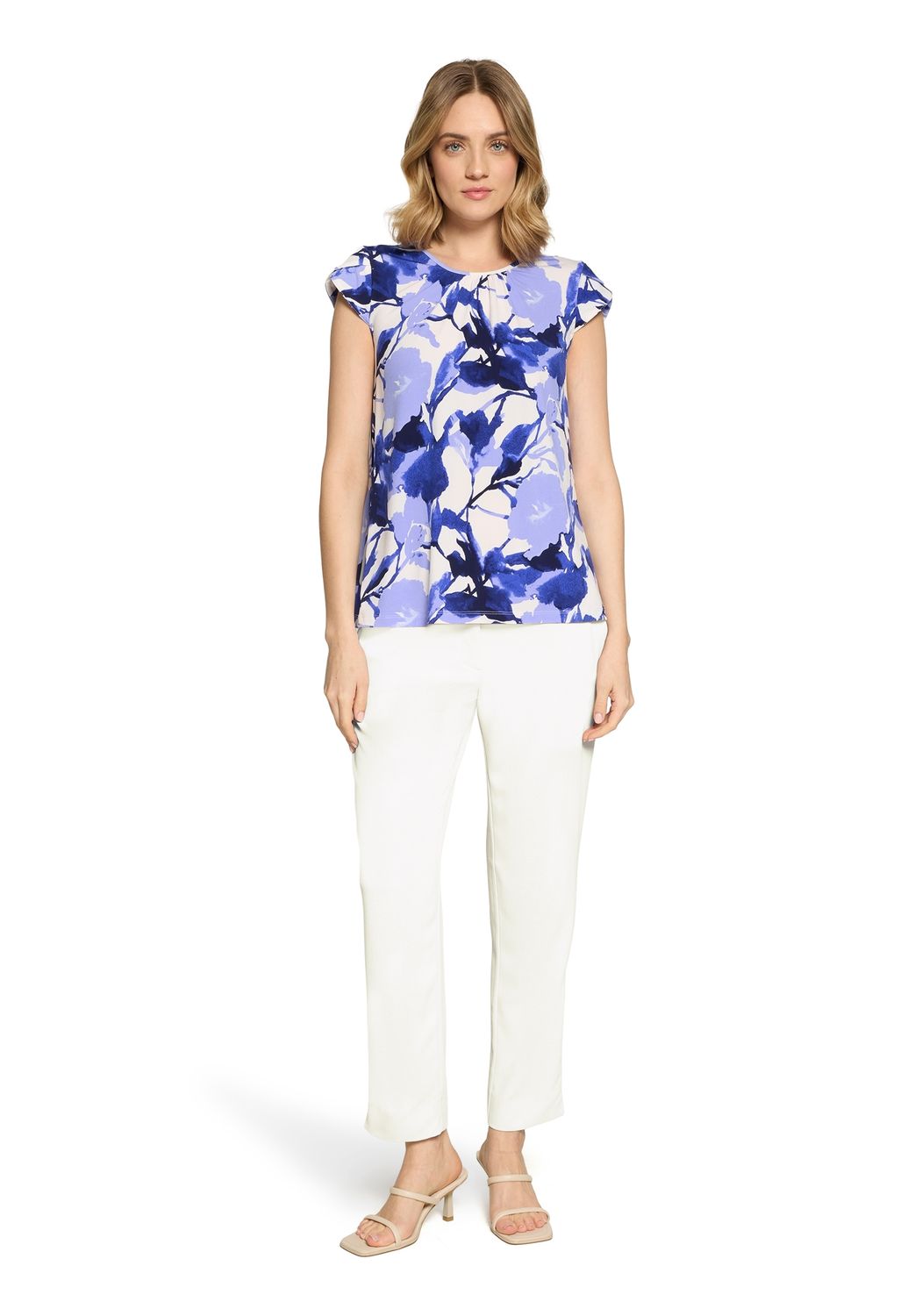 Betty Barclay Collection Shirt blauw/ Ecru