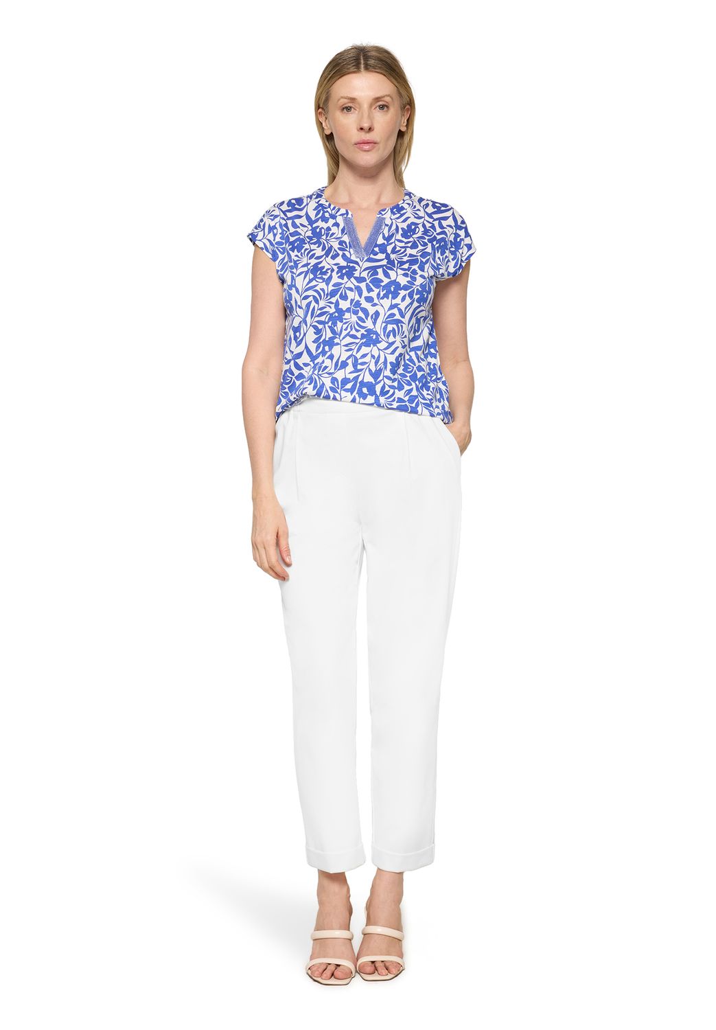 Betty Barclay Collection Shirt blauw/ Ecru