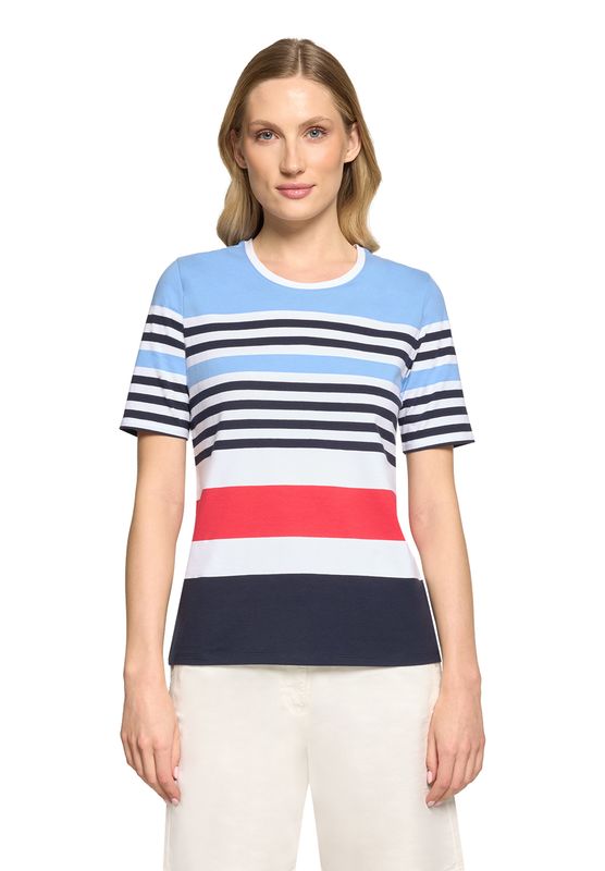 So Cosy gestreept shirt Standard Blauw