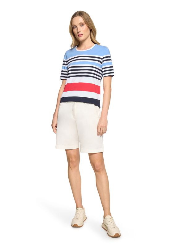 So Cosy gestreept shirt Standard Blauw