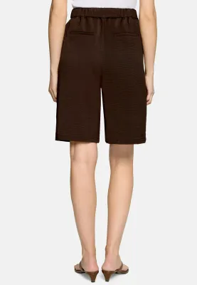 Zero Bermudashorts met riem Bruin