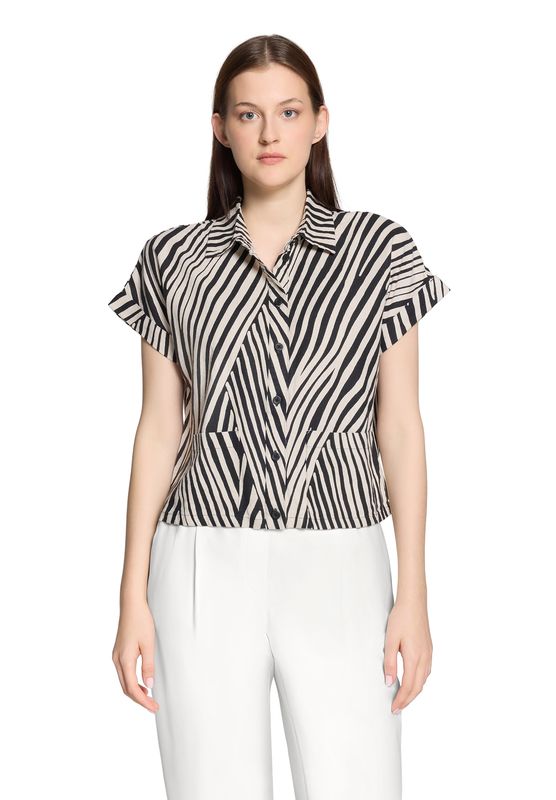Betty Barclay blouse met print Zwart