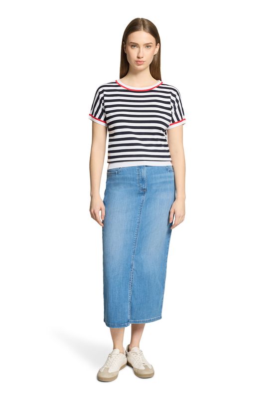 So Cosy Shirt Gestreept Blauw