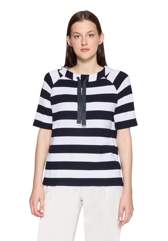 So Cosy Shirt Blauw Gestreept