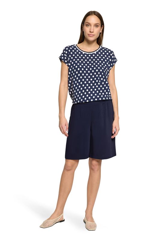 So Cosy top met stippen Blauw