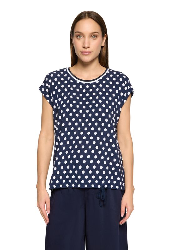 So Cosy top met stippen Blauw