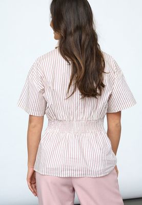 Sisters Point Getailleerd Shirt Roze