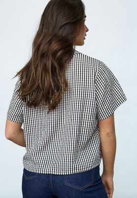 Sisters Point Shirt met korte mouwen Ecru