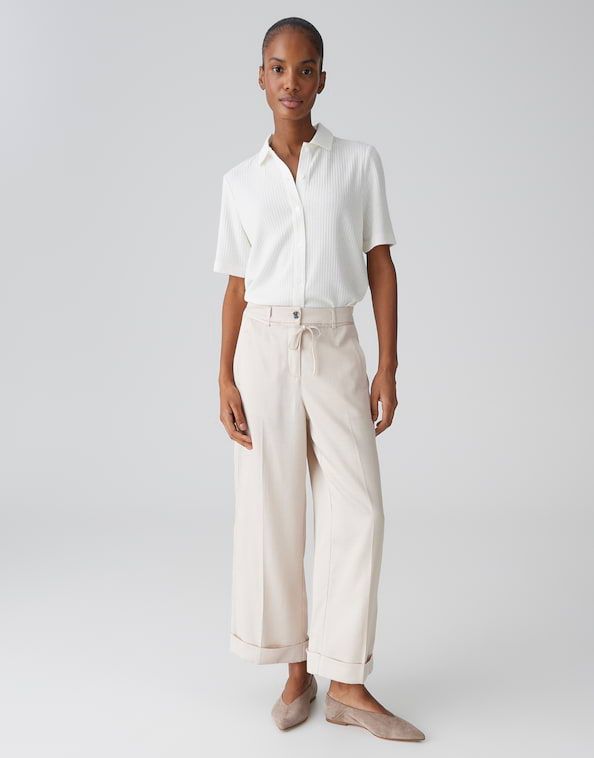 Opus Somelli Poloshirt Beige