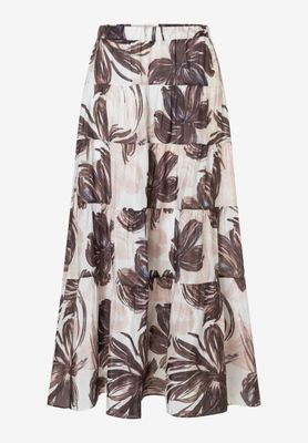 More &amp; More maxi rok flower