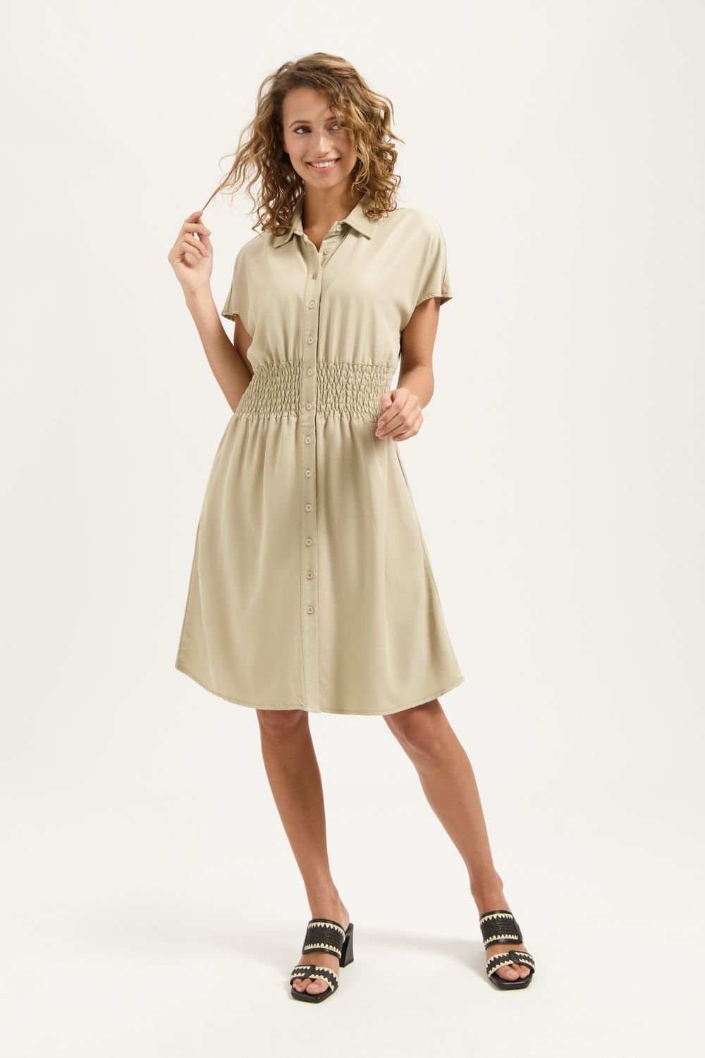 Florez Stella Dress Beige