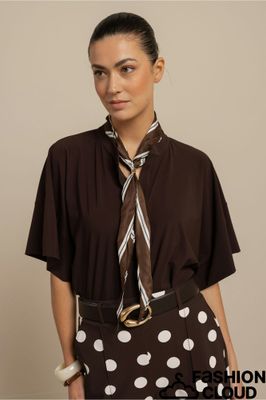 Studio Anneloes Laureen blouse Bruin
