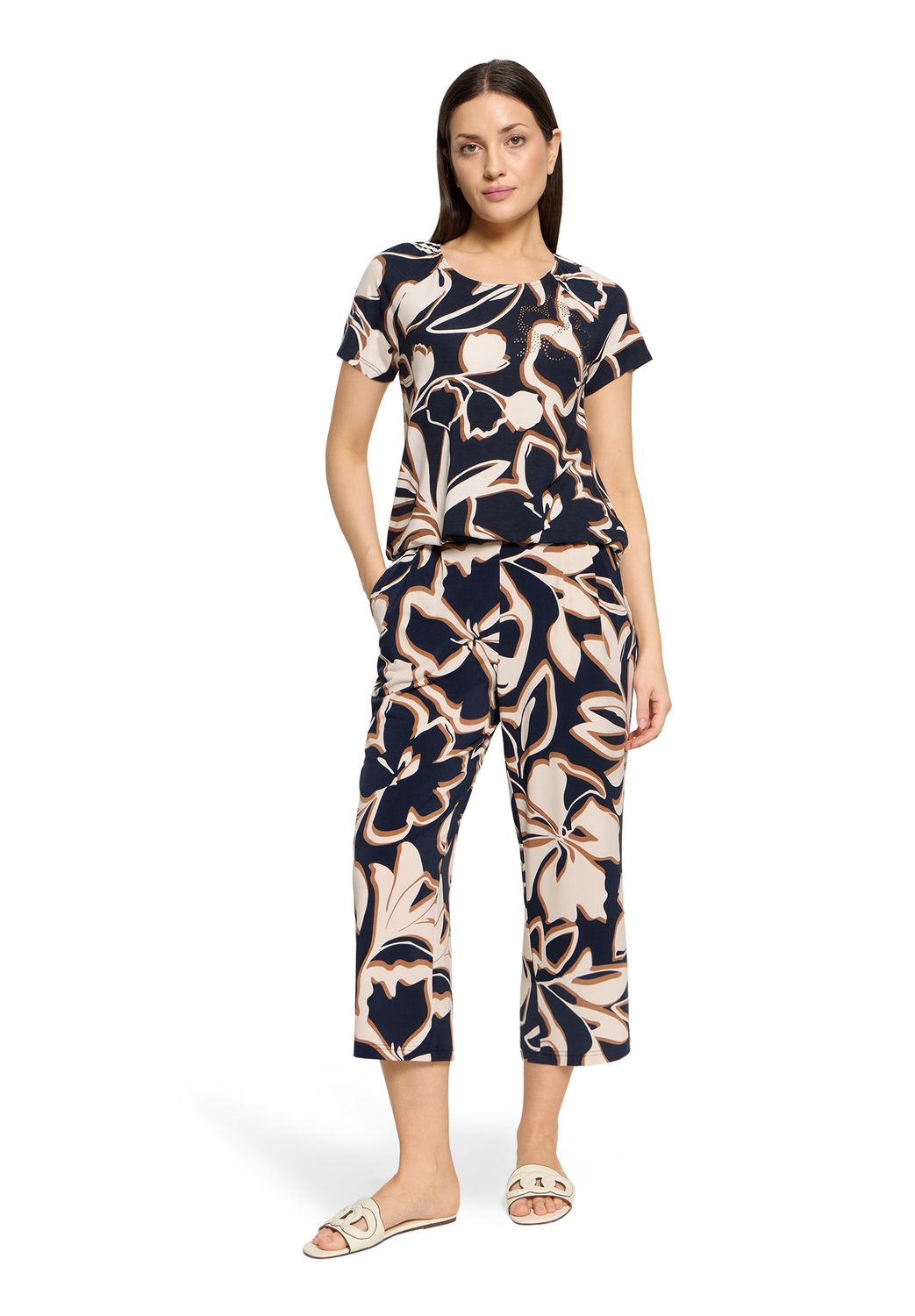 Betty Barclay Shirt Blauw/Bruin