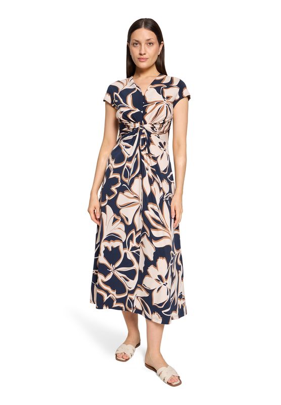 Betty Barclay Jurk Blauw/Bruin