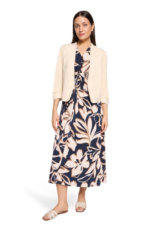 Betty Barclay Jurk Blauw/Bruin