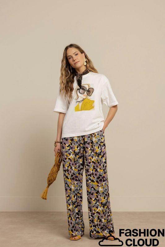 Studio Anneloes Astrid Vos fiep t-shirt Ecru