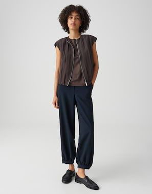 Opus Myha Relaxte ballonbroek met comfortabele tailleband