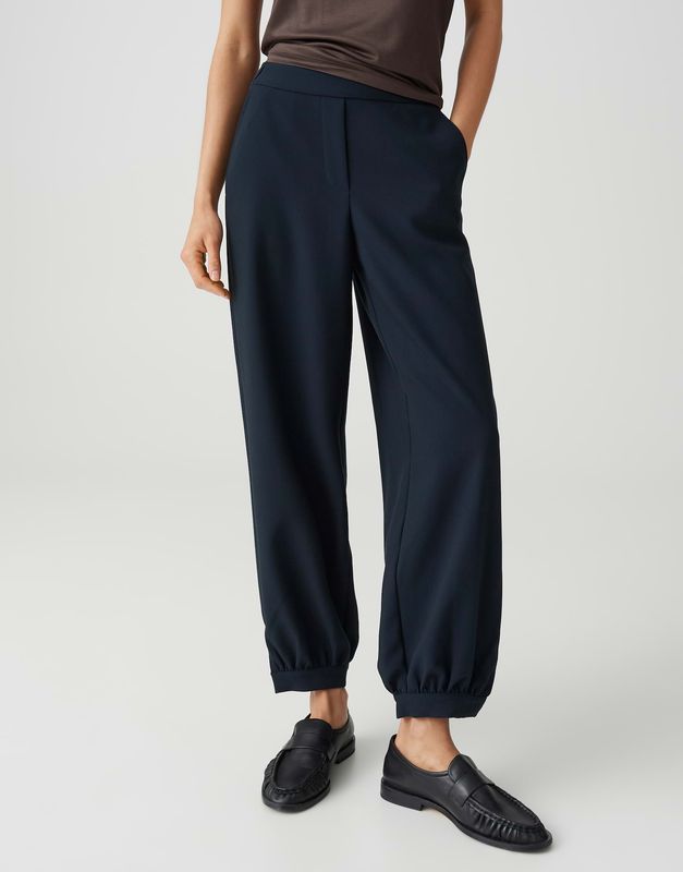 Opus Myha Relaxte ballonbroek met comfortabele tailleband