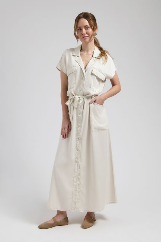 Florez Dina dress Ecru