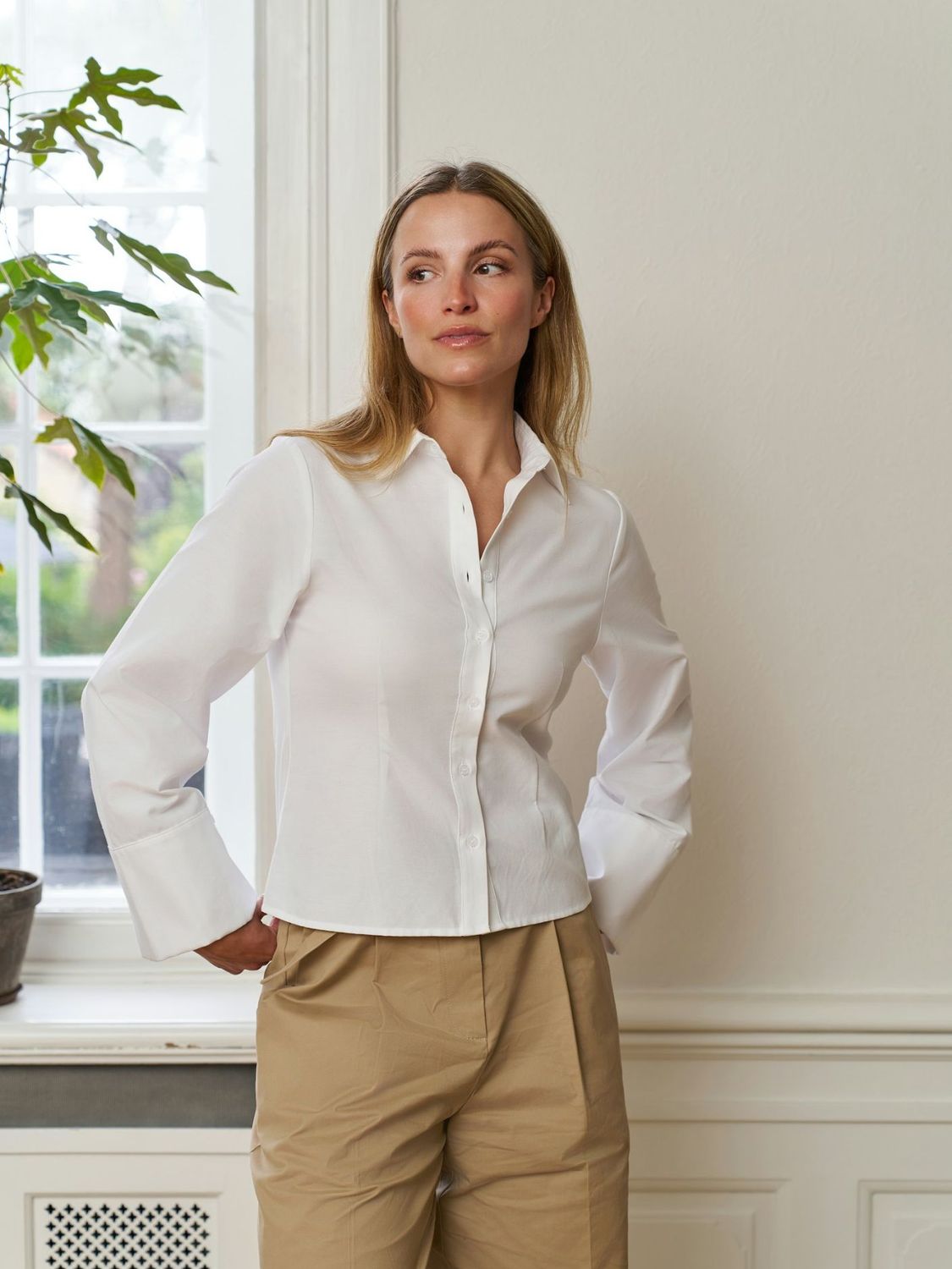 Neo Noir Rosa Oxford Shirt Wit