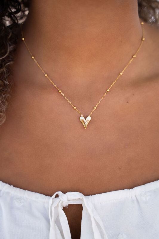 My Jewellery Necklace heart Goud