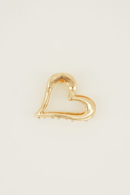 My Jewellery Hairclip heart gold Goud