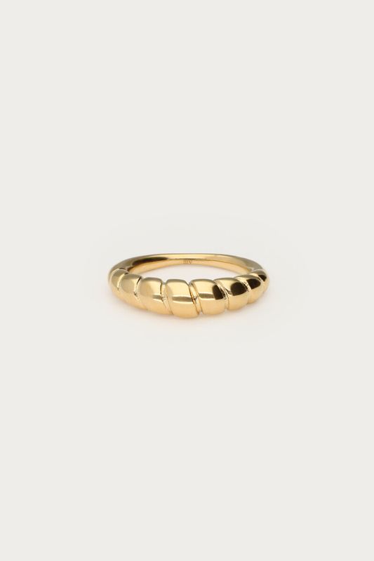 My Jewellery Ring ribbels Goud