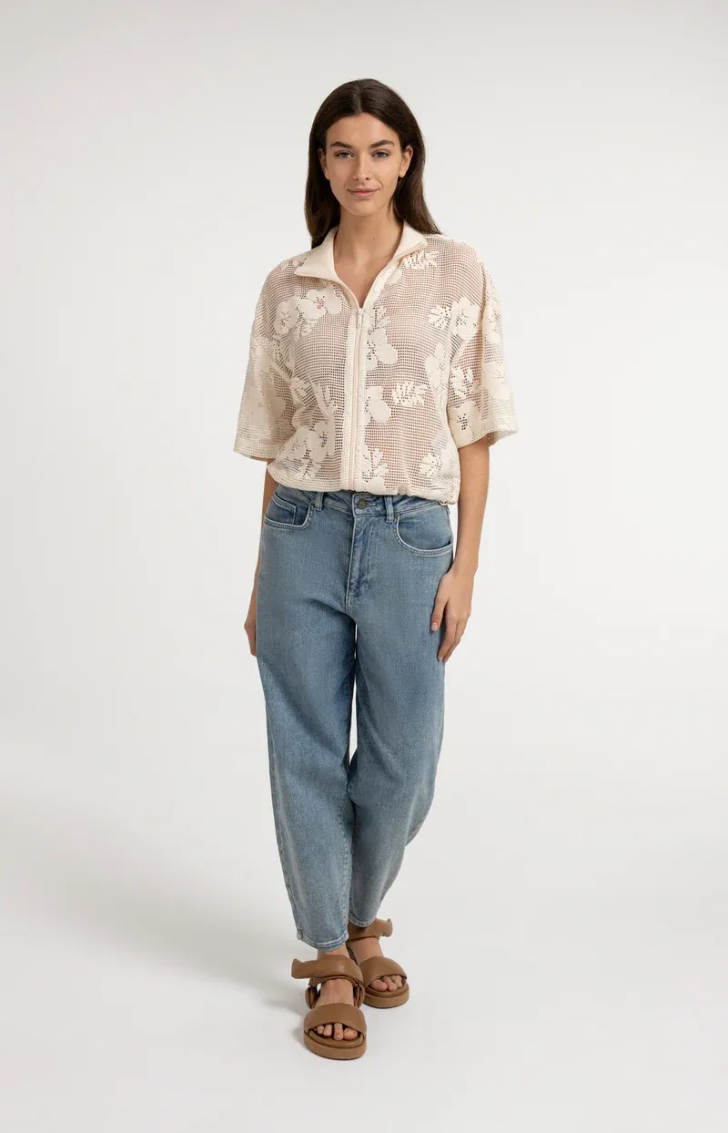 YAYA Denim broek met losse pasvorm Jeans