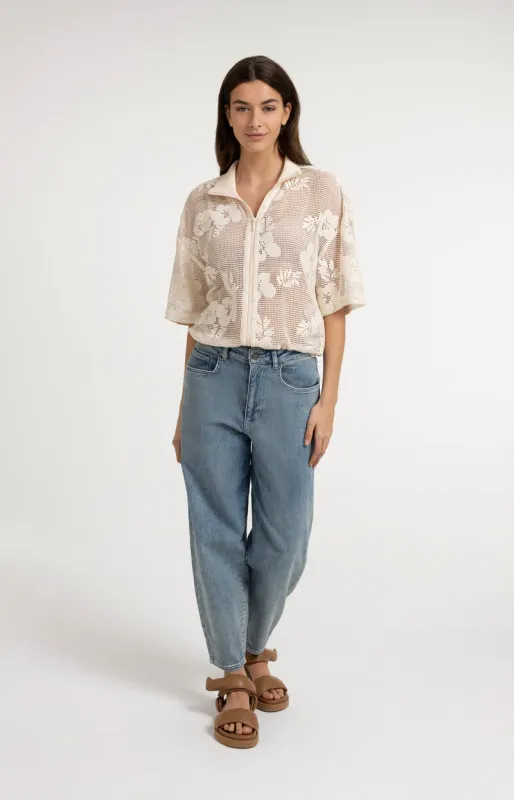 YAYA Denim broek met losse pasvorm Jeans