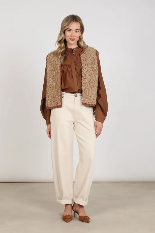Nukus Petra Pants Ecru