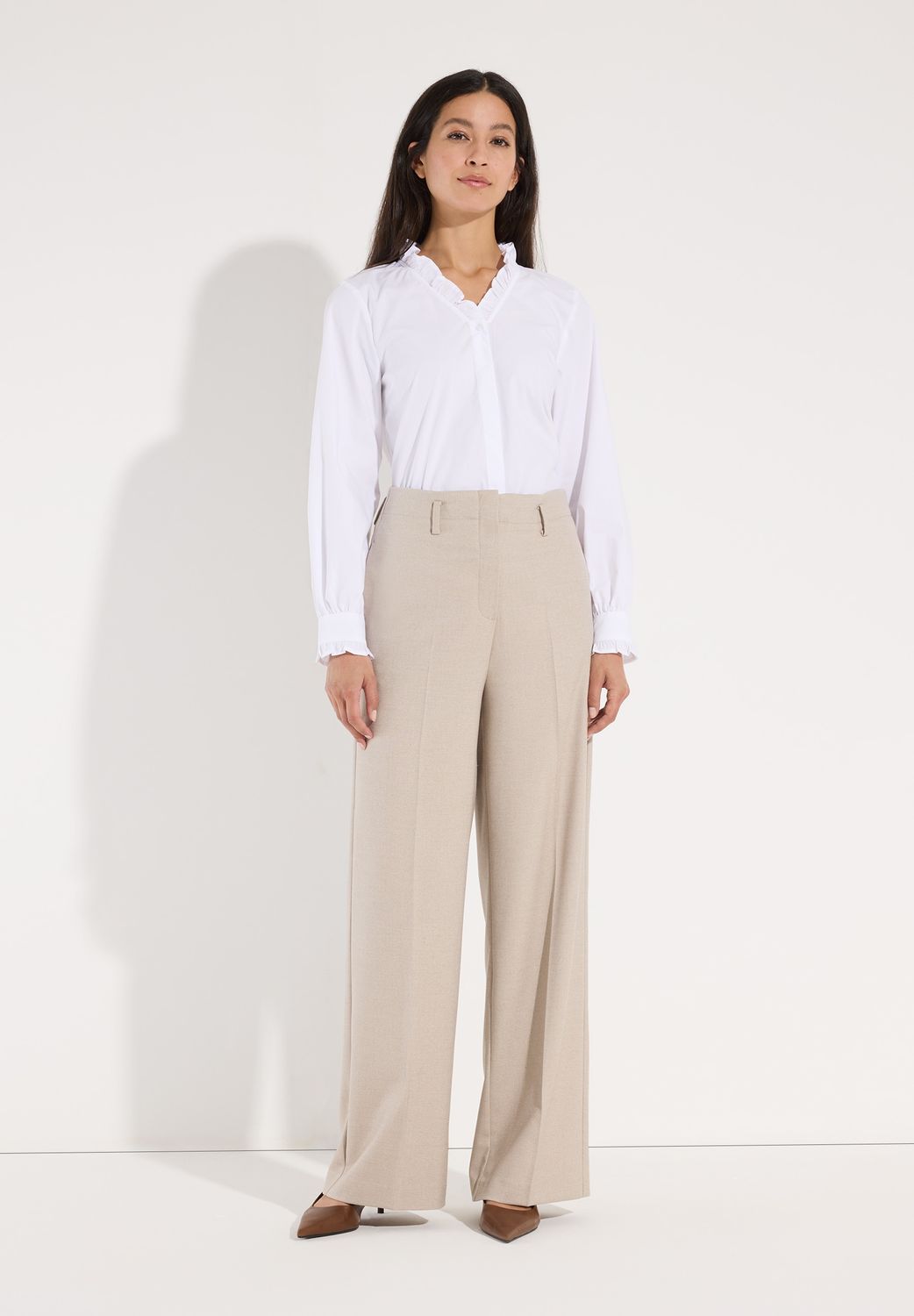 More &amp; More Feminine Shirt Blouse white