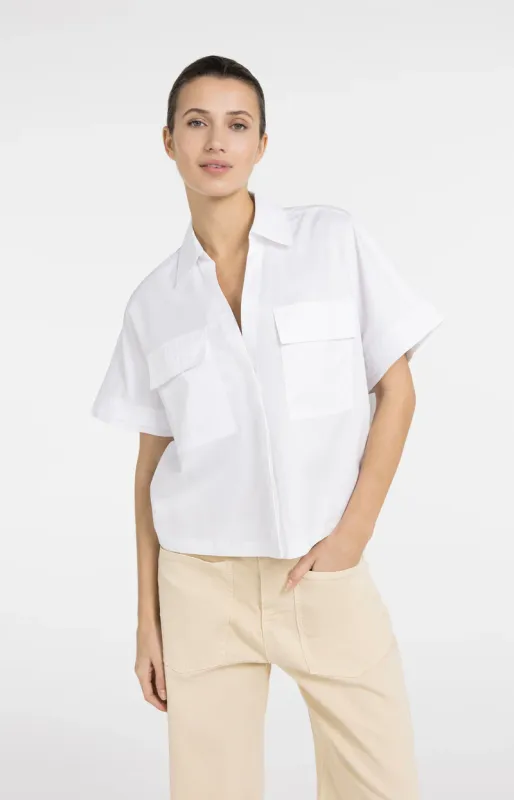 YAYA Boxy blouse with pockets