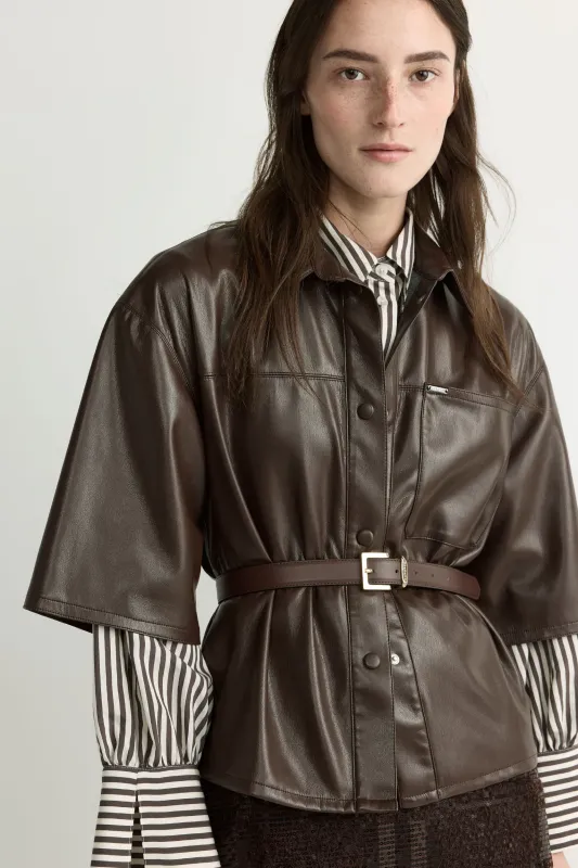Xandres Horris blouse Bruin