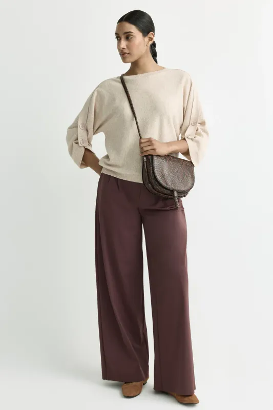 Xandres Agustina trui Beige