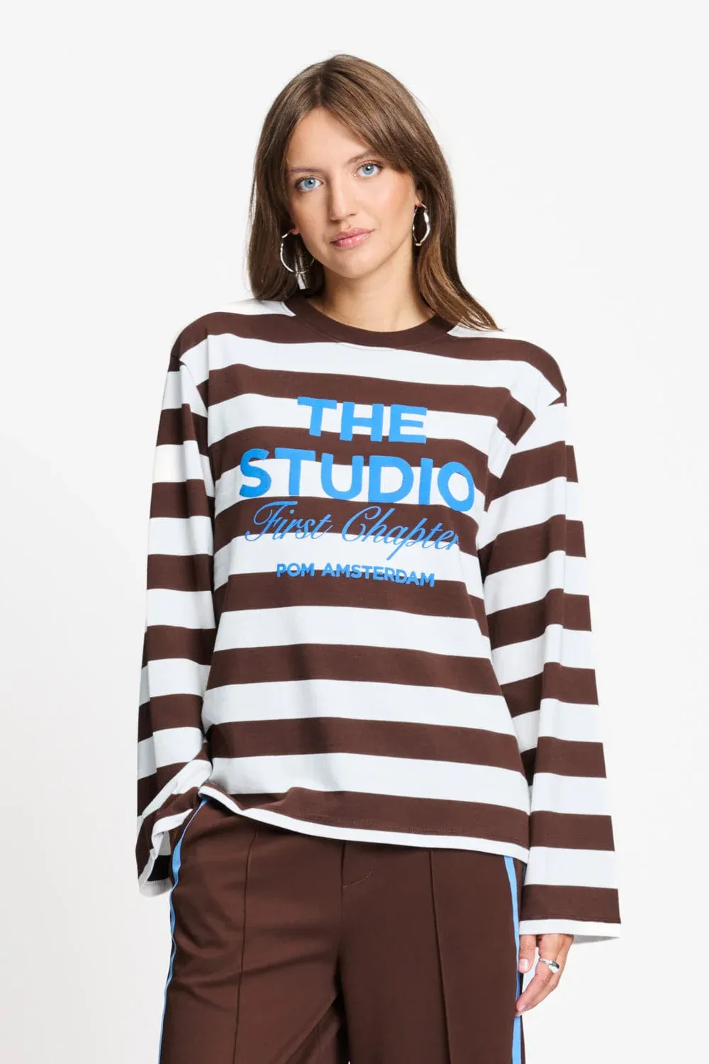 Pom Amsterdam longsleeve joy gestreept