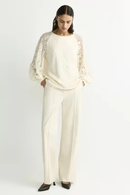 Xandres Pietrovic broek Wit
