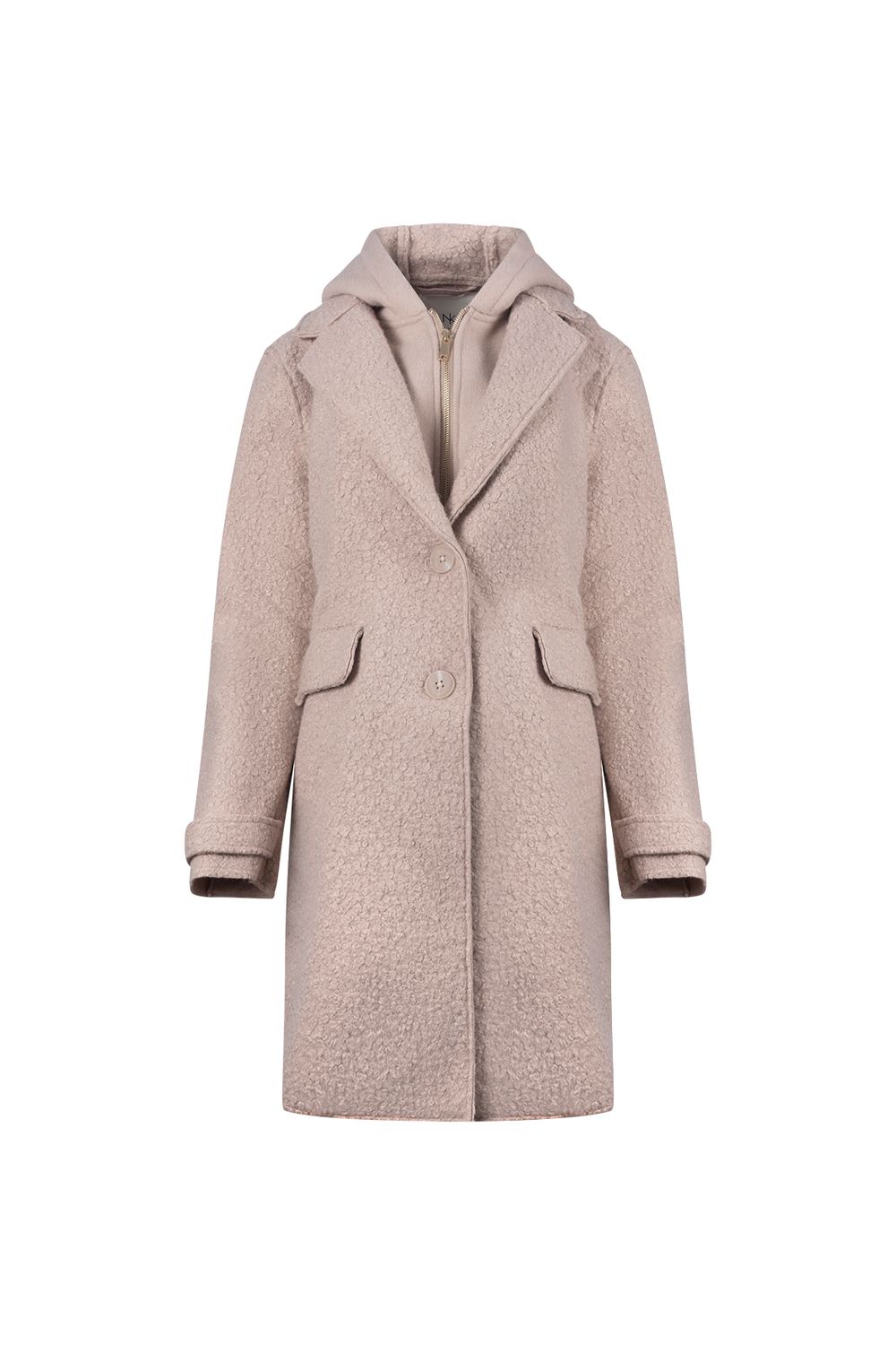 Nukus Mirthe Coat Boucle Beige