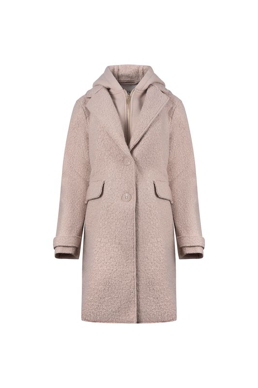 Nukus Mirthe Coat Boucle Beige