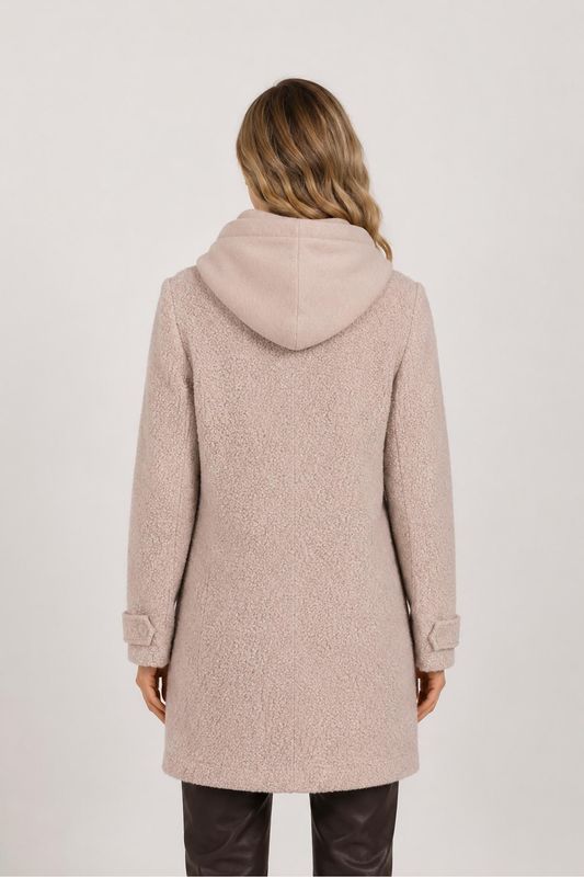 Nukus Mirthe Coat Boucle Beige