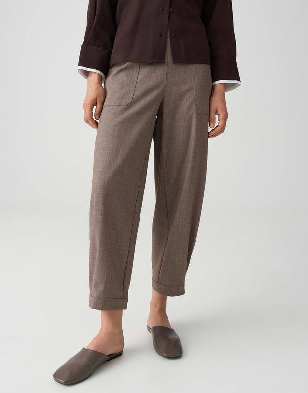 Opus Myha curved City-broek Rood