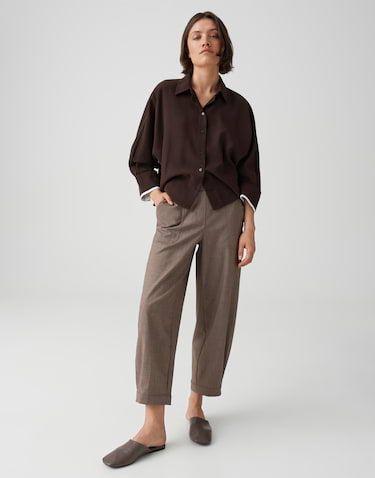 Opus Myha curved City-broek Rood