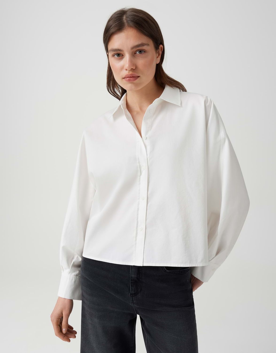 Opus Feddy Overhemd blouse wit