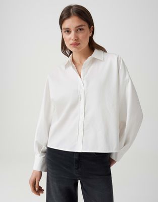 Opus Feddy Overhemd blouse wit