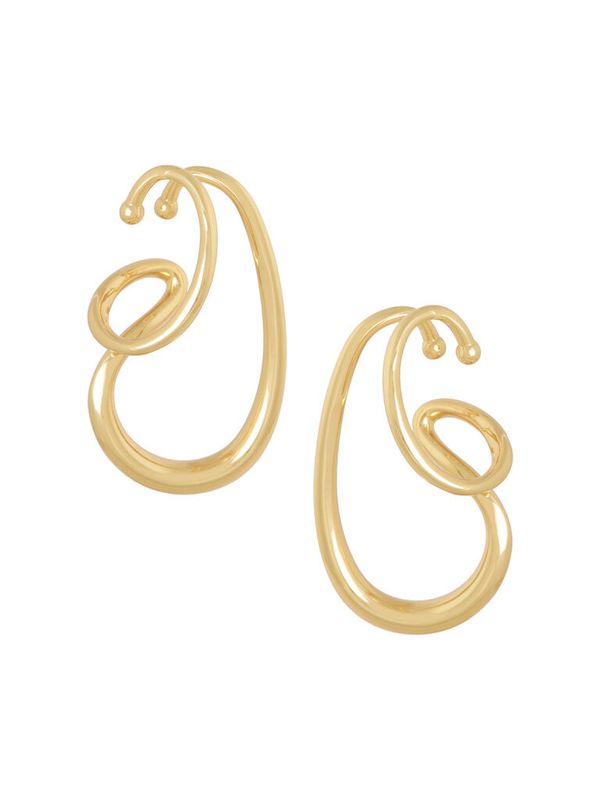 Ellen Beekmans Organic hang-on oorbellen Goud